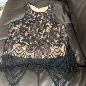 Express lace top